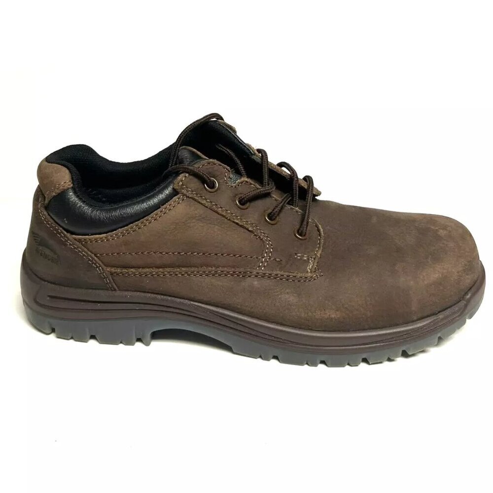 Avenger Mens A7116 Comp Toe Waterproof Oxford Brown Size 14 M